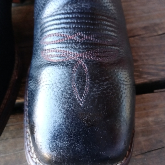 NOBLE OUTFITTERS Men's Operator Loader Square Toe Western Boots black leather Sz - Picture 5 of 10